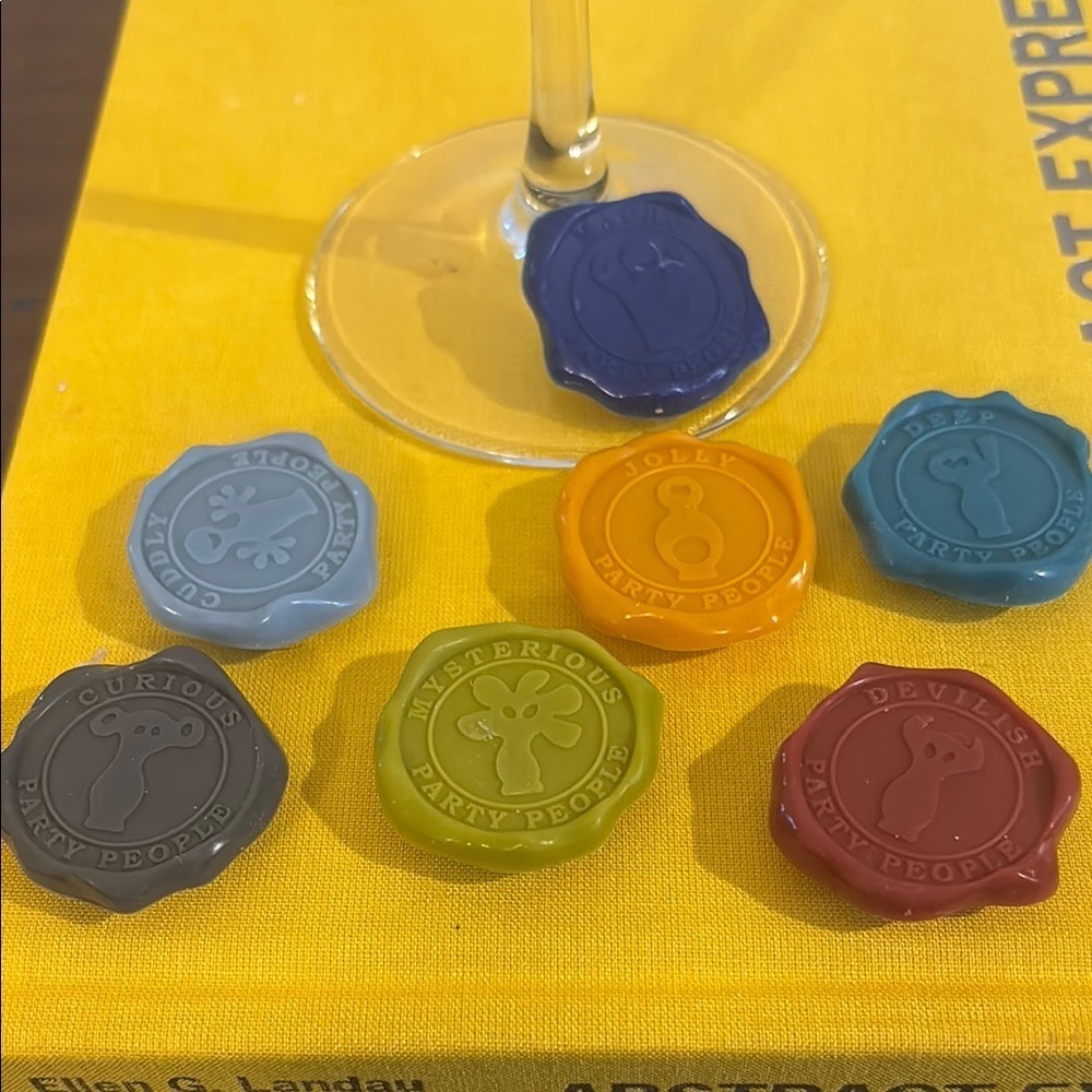 Funny Wine Glass markers- suction